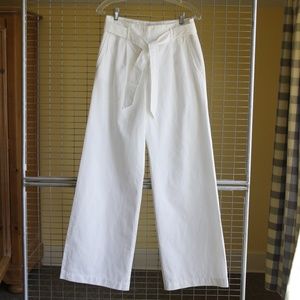 white summer pants